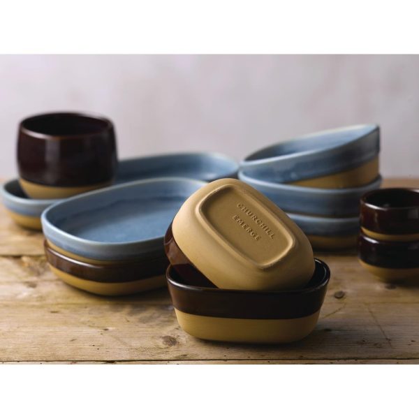 Churchill Emerge Cinnamon Brown Dish 170 x 120mm (Pack of 6) - Image 9
