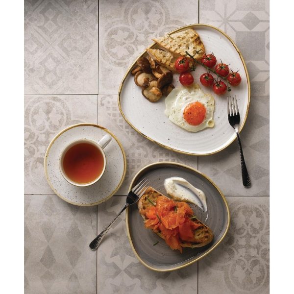 Churchill Stonecast Barley White Triangle Walled Chefs Plate 260mm (Pack of 6) - Image 10