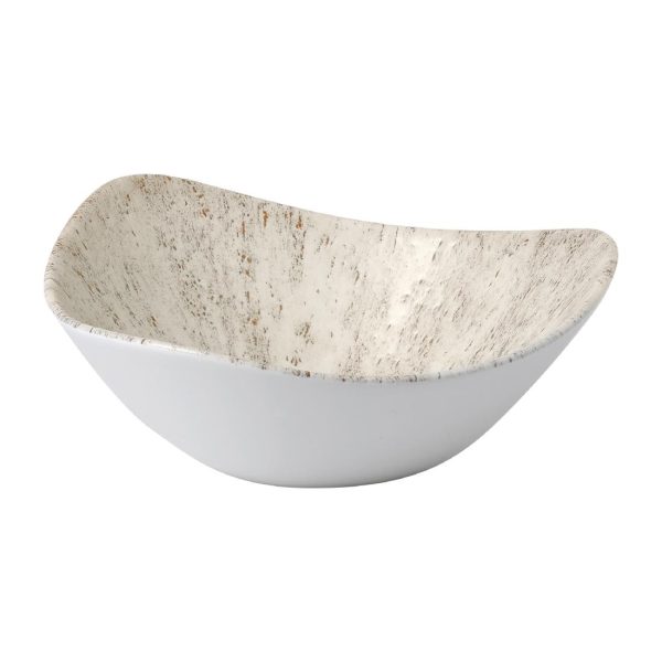 Churchill Stone Agate Grey Lotus Bowl 177mm (Pack of 12) - Image 2