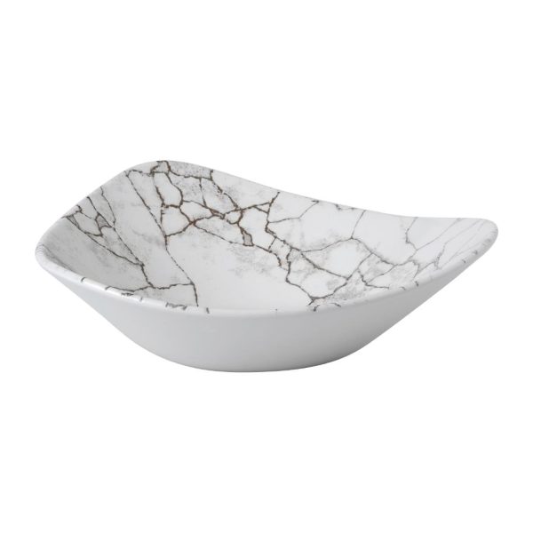 Churchill Studio Prints Kintsugi Agate Grey Lotus Bowl 228mm (Pack of 12) - Image 5