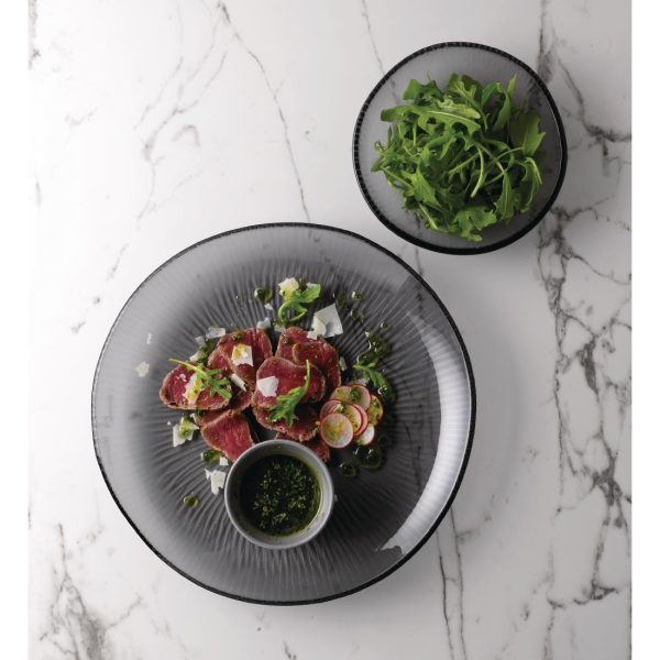 Churchill Bamboo Organic Glass Round Bowl 245mm (Pack of 6) - Image 4