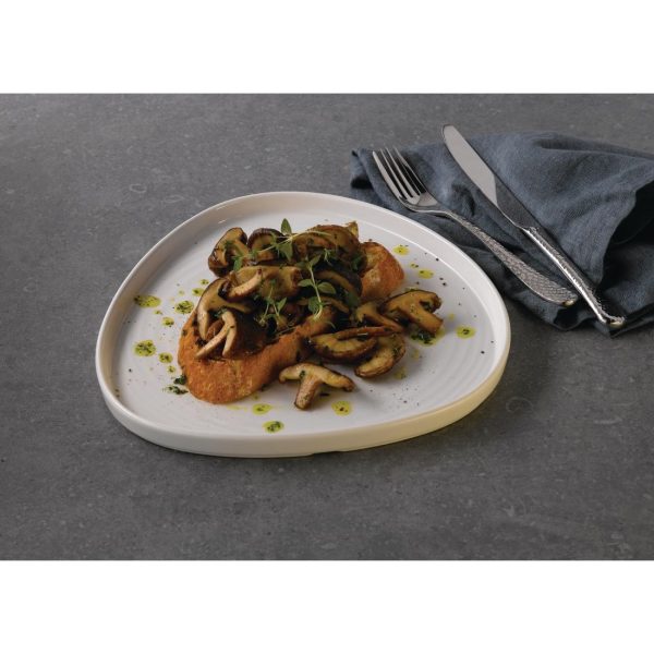 Churchill White Triangle Walled Chefs Plate 200mm (Pack of 6) - Image 3