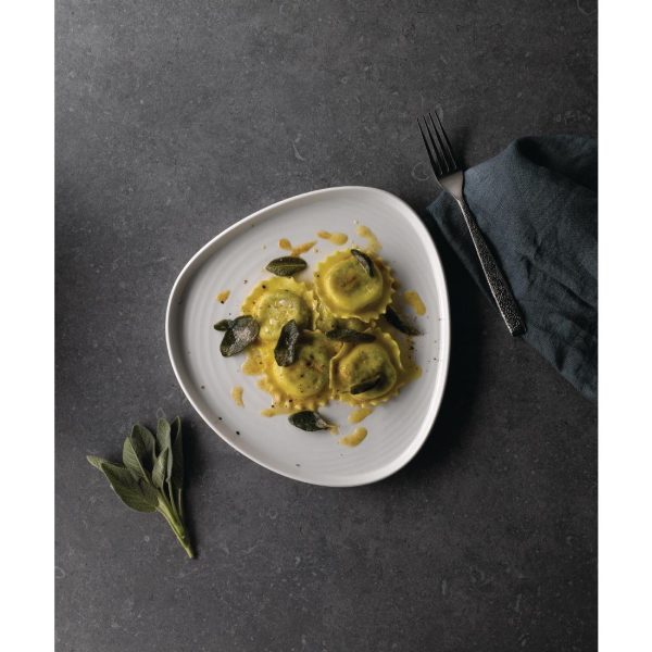Churchill White Triangle Walled Chefs Plate 200mm (Pack of 6) - Image 4