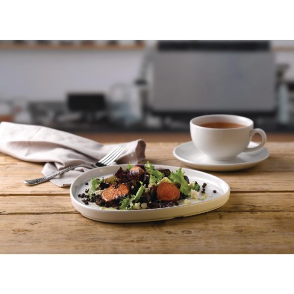 Churchill White Triangle Walled Chefs Plate 200mm (Pack of 6) - Image 5