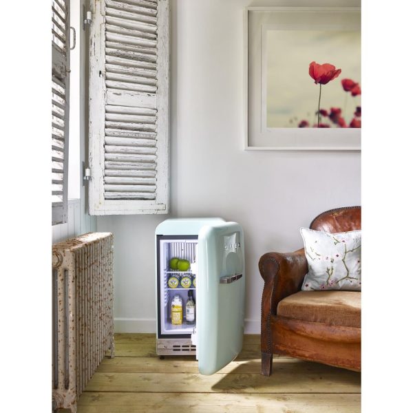 Smeg 50s Retro Mini Bar Fridge Pastel Green FAB5RPG5 - Image 4
