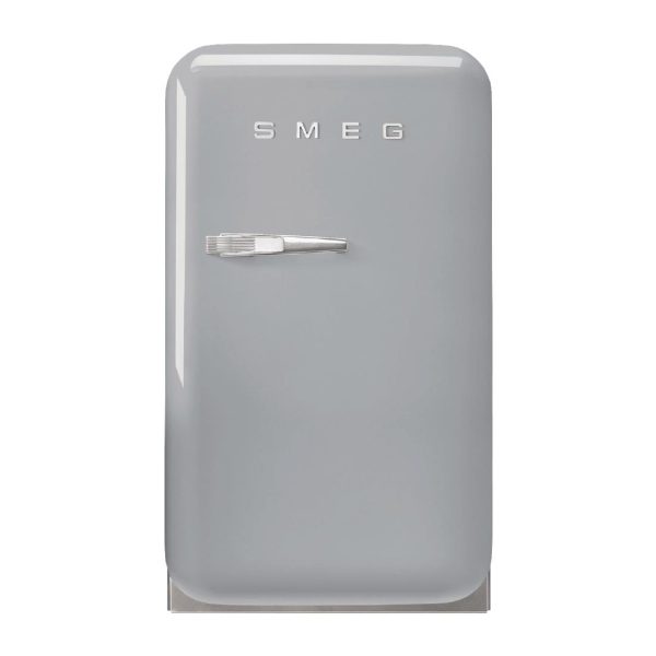 Smeg 50s Retro Mini Bar Fridge Silver FAB5RSV5