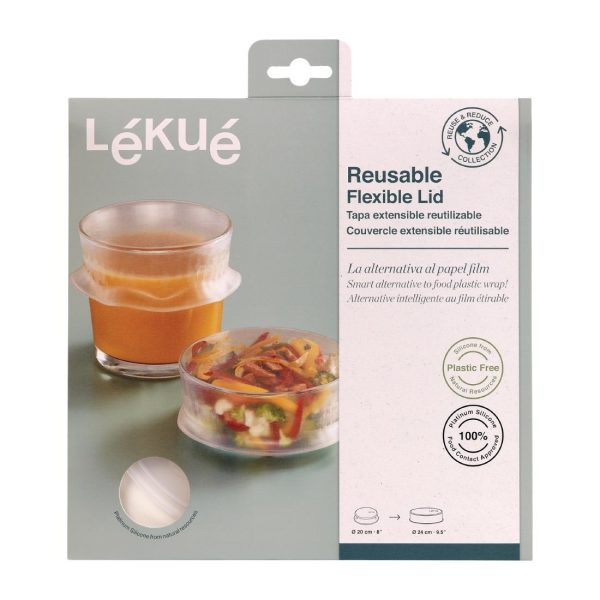 Lekue Reusable Flexible Lid 200mm