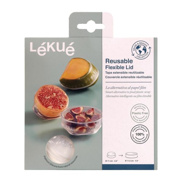 Lekue Reusable Flexible Lid 115mm