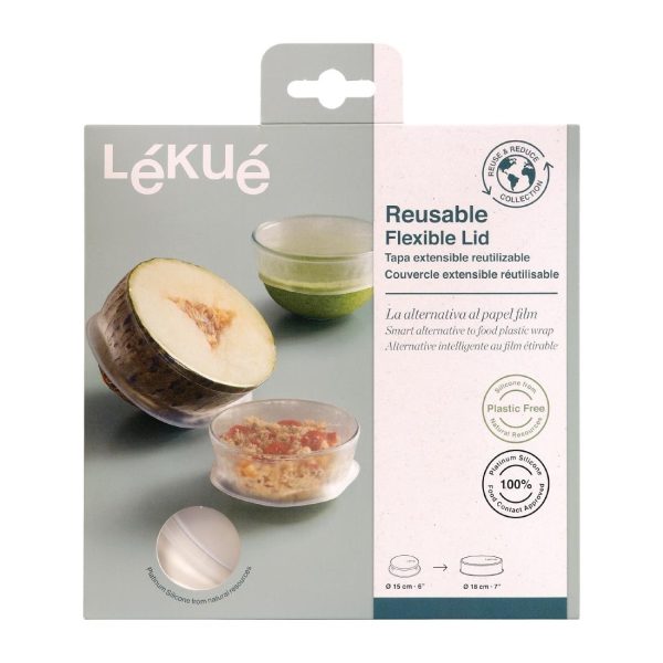 Lekue Reusable Flexible Lid 150mm