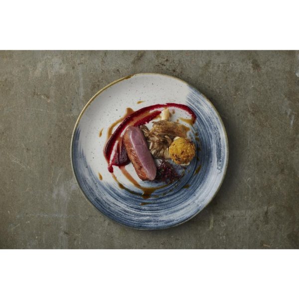 Churchill Stonecast Accents Evolve Coupe Plate Blueberry 260mm (Pack of 12) - Image 2