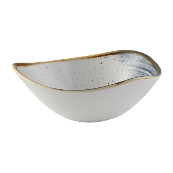 Churchill Stonecast Accents Lotus Bowl Blueberry 178mm (Pack of 12) - Image 2