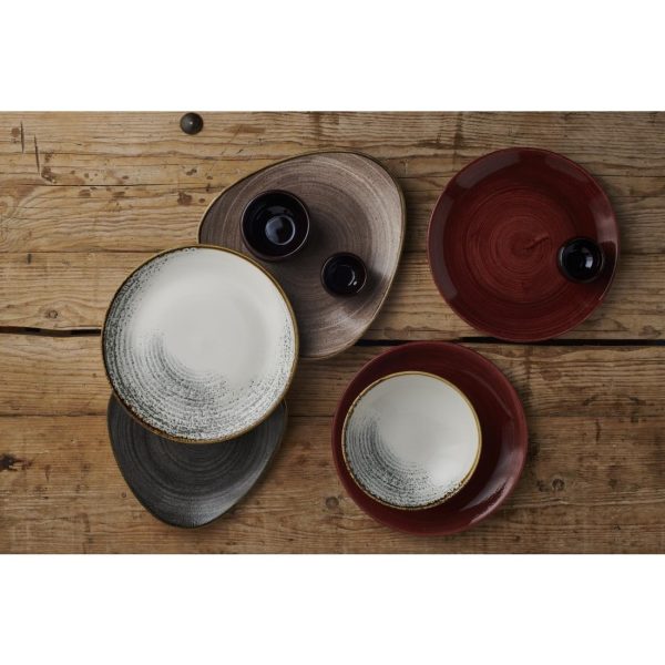 Churchill Stonecast Patina Evolve Coupe Plate Red Rust 260mm (Pack of 12) - Image 2