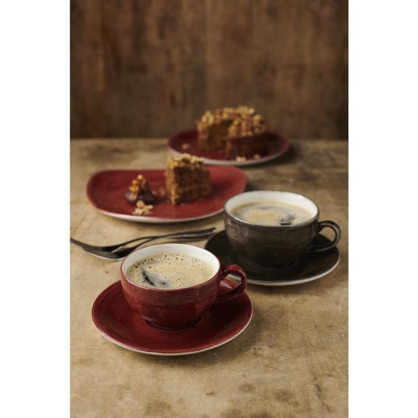 Churchill Stonecast Patina Cappuccino Cup Red Rust 227ml (Pack of 12) - Image 3