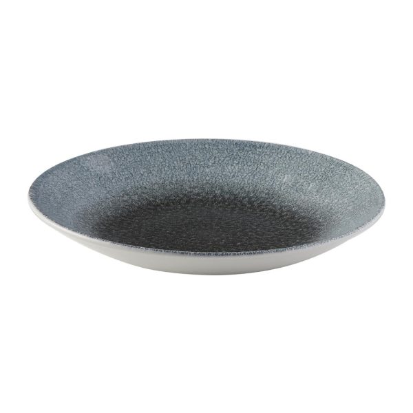 Churchill Raku Duo Deep Coupe Plate Topaz Quartz 239mm (Pack of 12) - Image 2