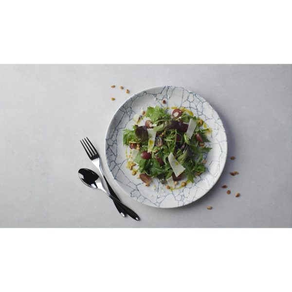 Churchill Studio Prints Kintsugi Pearl Evolve Coupe Plate Grey 260mm (Pack of 12) - Image 3