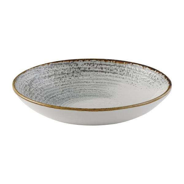 Churchill Studio Prints Homespun Accents Jasper Evolve Coupe Bowl Grey 248mm (Pack of 12) - Image 5