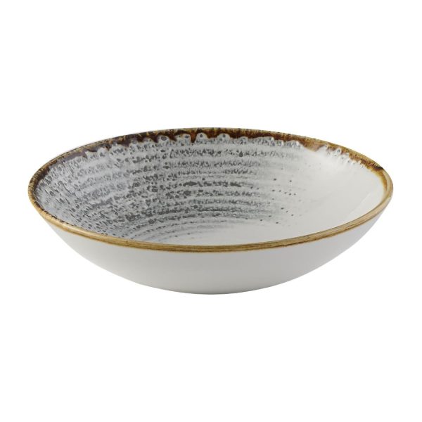 Churchill Studio Prints Homespun Accents Jasper Coupe Bowl Grey 184mm (Pack of 12) - Image 5