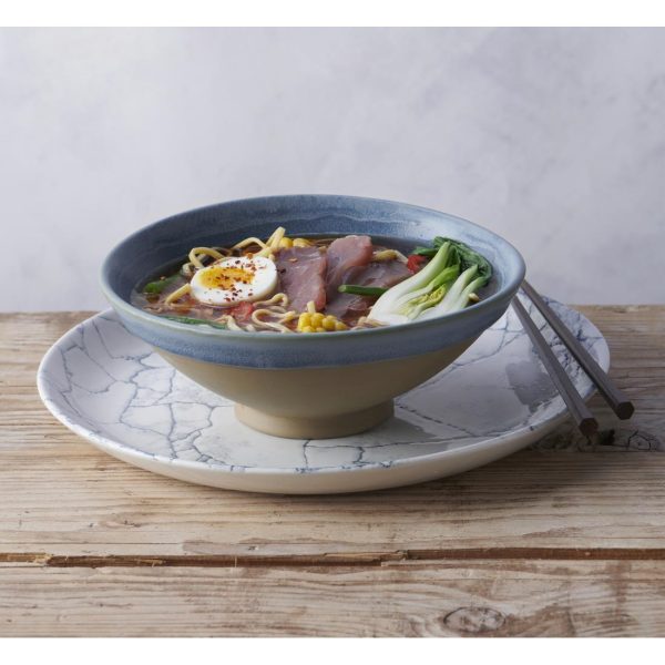 Churchill Emerge Oslo Footed Bowl Blue 200mm (Pack of 6) - Image 4