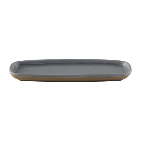 Churchill Emerge Seattle Oblong Plate Grey 254x77mm (Pack of 6) - Image 2