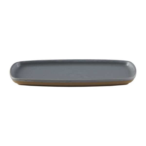 Churchill Emerge Seattle Oblong Plate Grey 287x146mm (Pack of 6) - Image 2