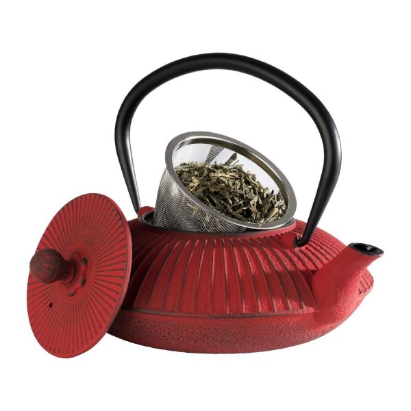 APS Asia Teapot Red 195 x 180mm - Image 2