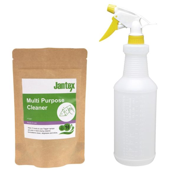 Jantex Green Multipurpose Cleaner Sachets (Pack of 10) - Image 3