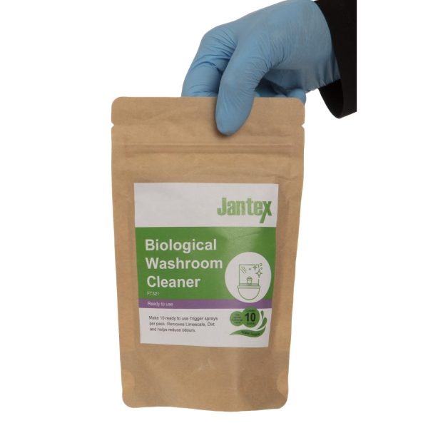Jantex Green Biological Washroom Cleaner Sachets (Pack of 10) - Image 6