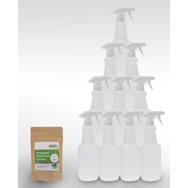 Jantex Green Biological Washroom Cleaner Sachets (Pack of 10) - Image 8
