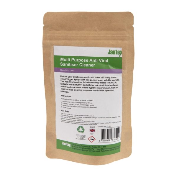 Jantex Green Anti-Viral Cleaner Sachets (Pack of 10) - Image 4