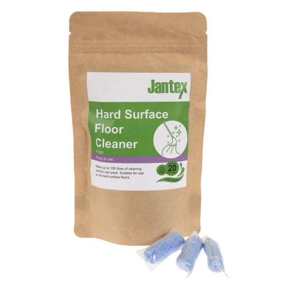 Jantex Green Hard Surface Floor Cleaner Sachets (Pack of 20) - Image 2