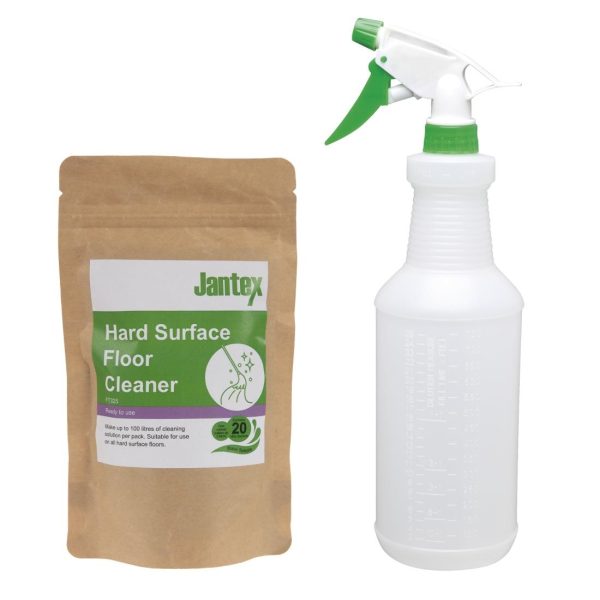 Jantex Green Hard Surface Floor Cleaner Sachets (Pack of 20) - Image 3