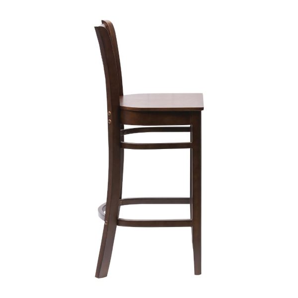 Manhattan Dark Walnut Bar Chair - Image 3