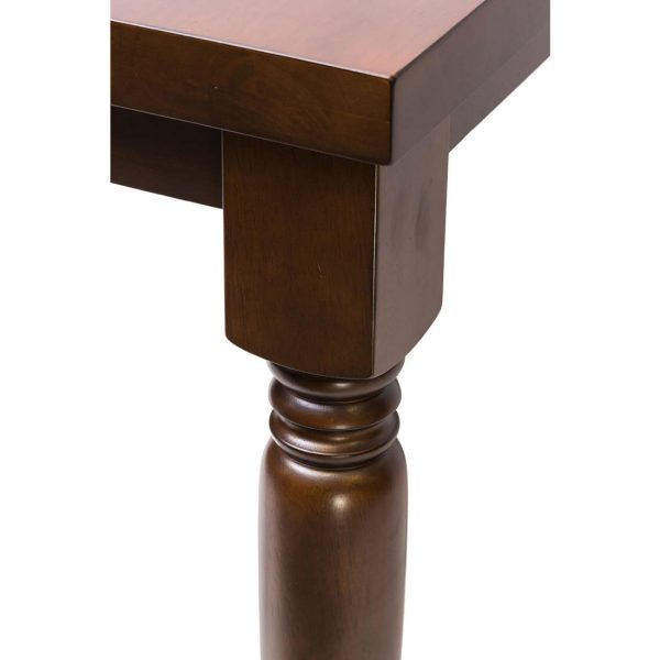 Cotswold Dark Wood Rectangular Dining Table 1200x700mm - Image 3