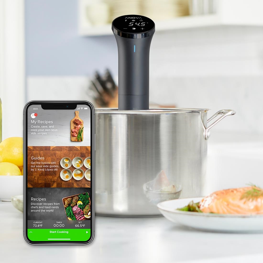 Anova Nano Precision Cooker top with Wi-Fi