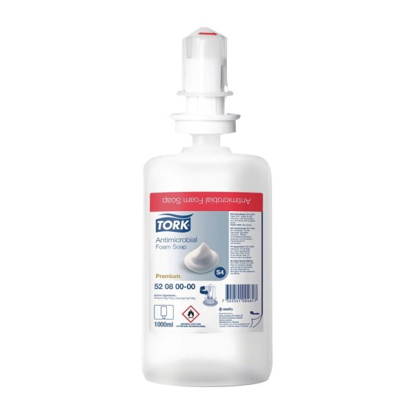 TORK Antimicrobial Foaming Hand Soap 1Ltr (Pack of 6)