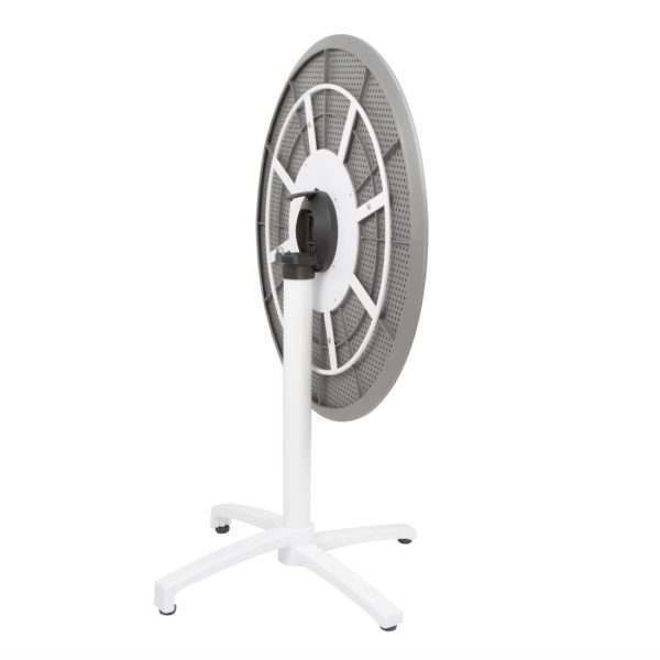Bolero Folding Polypropylene Table 800mm Dark Grey - Image 2