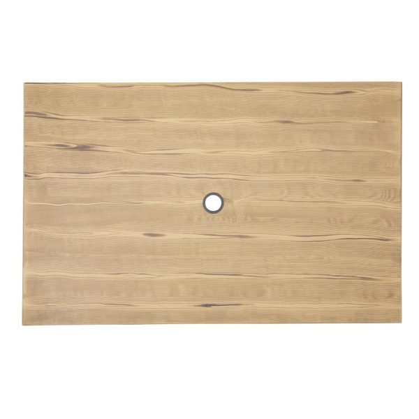 Bolero Complete Outdoor Table 120x76x76cm - Light Wood - Image 4