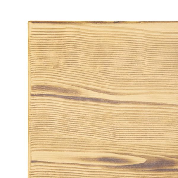 Bolero Complete Outdoor Table 120x76x76cm - Light Wood - Image 5