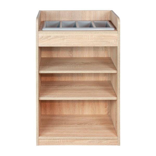 Cutlery Stand Oak Finish - Image 5
