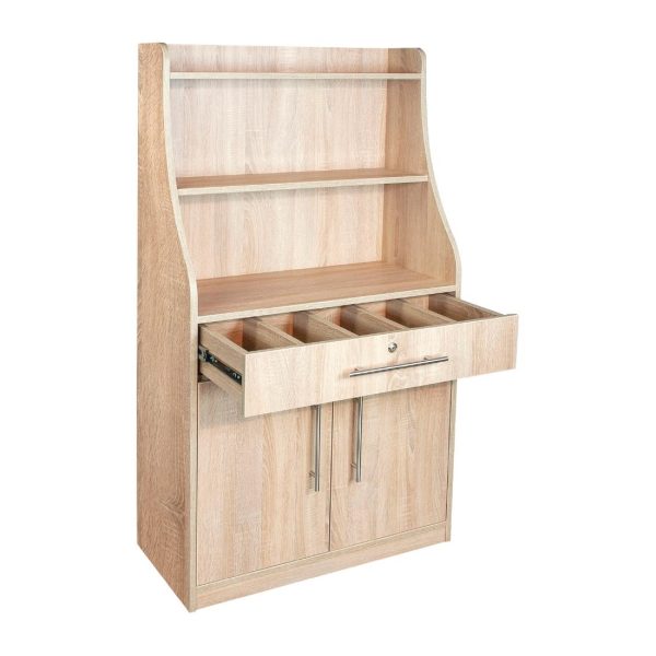 Waiter Station Oak Finish - Image 5