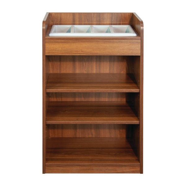 Cutlery Stand Walnut Finish - Image 4