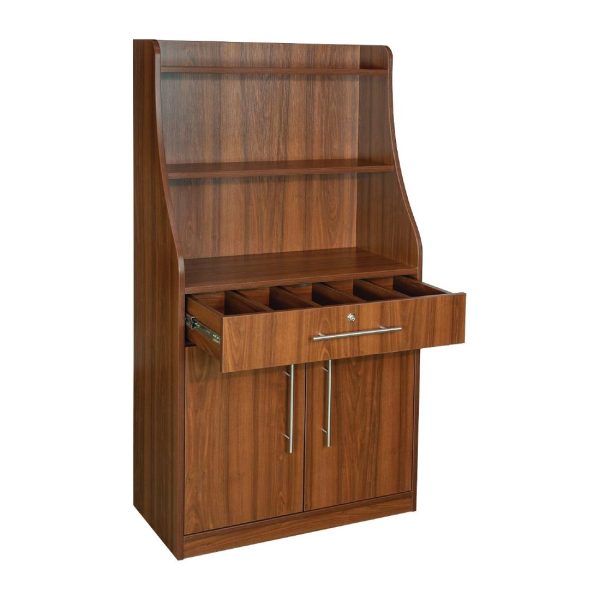 Waiter Station Walnut Finish - Image 5