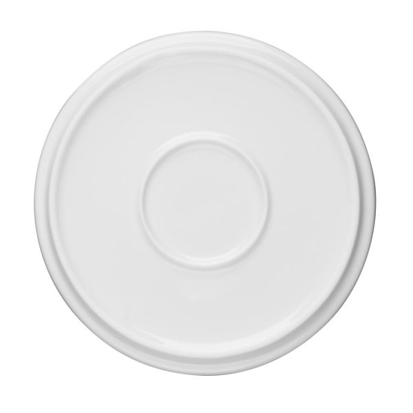 Olympia Whiteware Flat Round Plates 150mm (Pack of 6) - Image 3