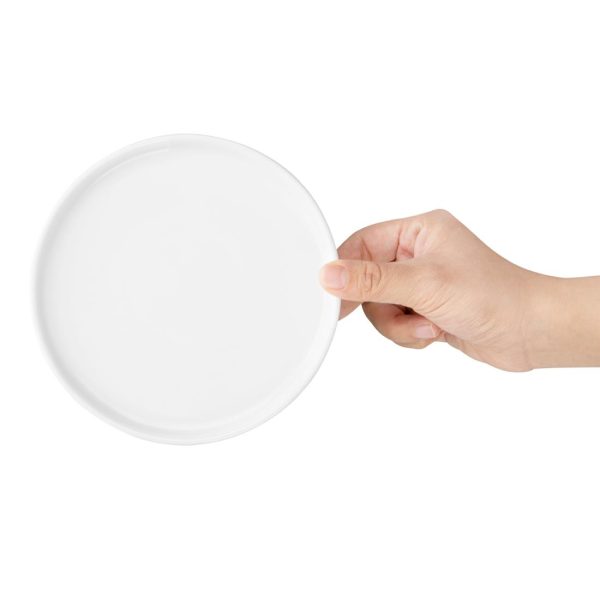 Olympia Whiteware Flat Round Plates 150mm (Pack of 6) - Image 5