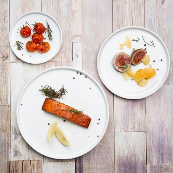 Olympia Whiteware Flat Round Plates 210mm (Pack of 6) - Image 7