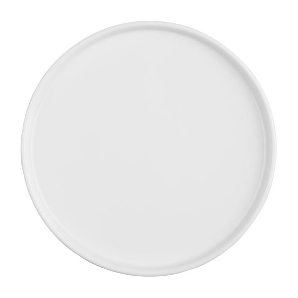 Olympia Whiteware Flat Round Plate 268mm (Pack of 4) - Image 2