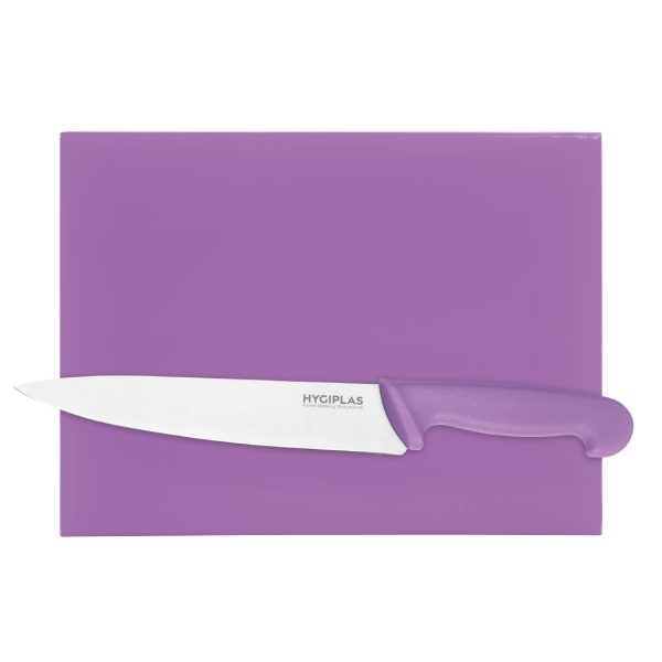Hygiplas High Density Chopping Board Small Purple - 229x305x12mm - Image 5