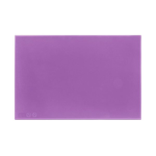 Hygiplas High Density Chopping Board Purple - 450x300x25mm - Image 2