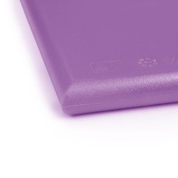 Hygiplas High Density Chopping Board Purple - 450x300x25mm - Image 3