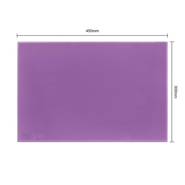Hygiplas High Density Chopping Board Purple - 450x300x25mm - Image 4